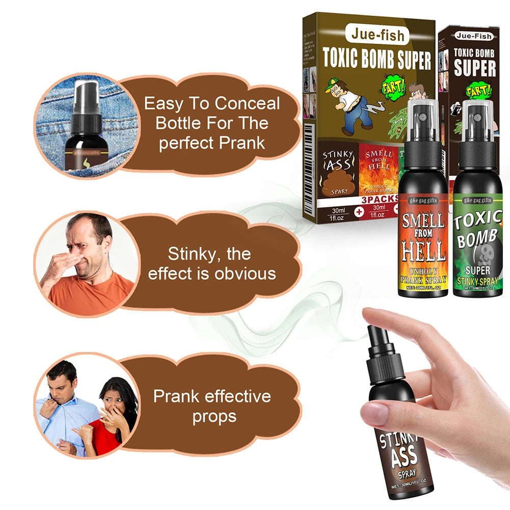 💨💀 “Ultimate Stinky Prank Spray Set” – Extreme Odor Gag Sprays for Hilarious Pranks!