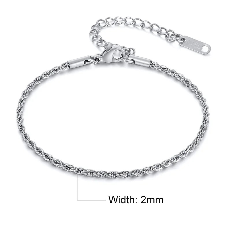 ✨ Chain-Link Bracelet – Minimalist Unisex Metal Bracelet 💫