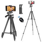 📸 Lightweight 103cm Tripod with Bluetooth Remote – 360° Panoramic Phone/Camera Stand for TikTok, Vlogs & Photography