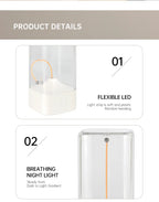 ✨ Lampada Wireless Minimal – LED Dimmerabile & Magnetica 🔋