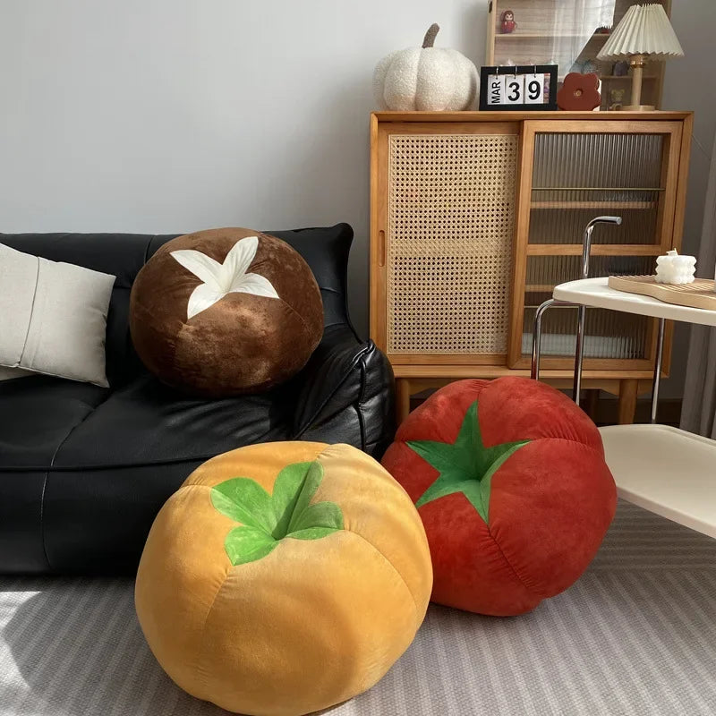 🍅 Soft Tomato / Mushroom-Shaped Cushion - Comfortable and Decorative Seat