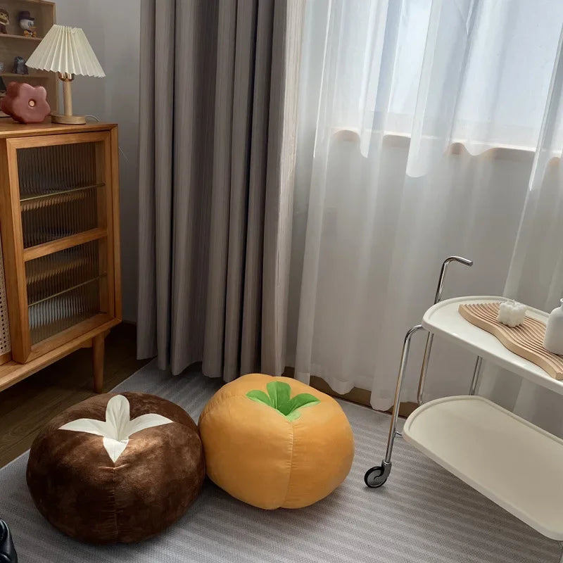 🍅 Soft Tomato / Mushroom-Shaped Cushion - Comfortable and Decorative Seat