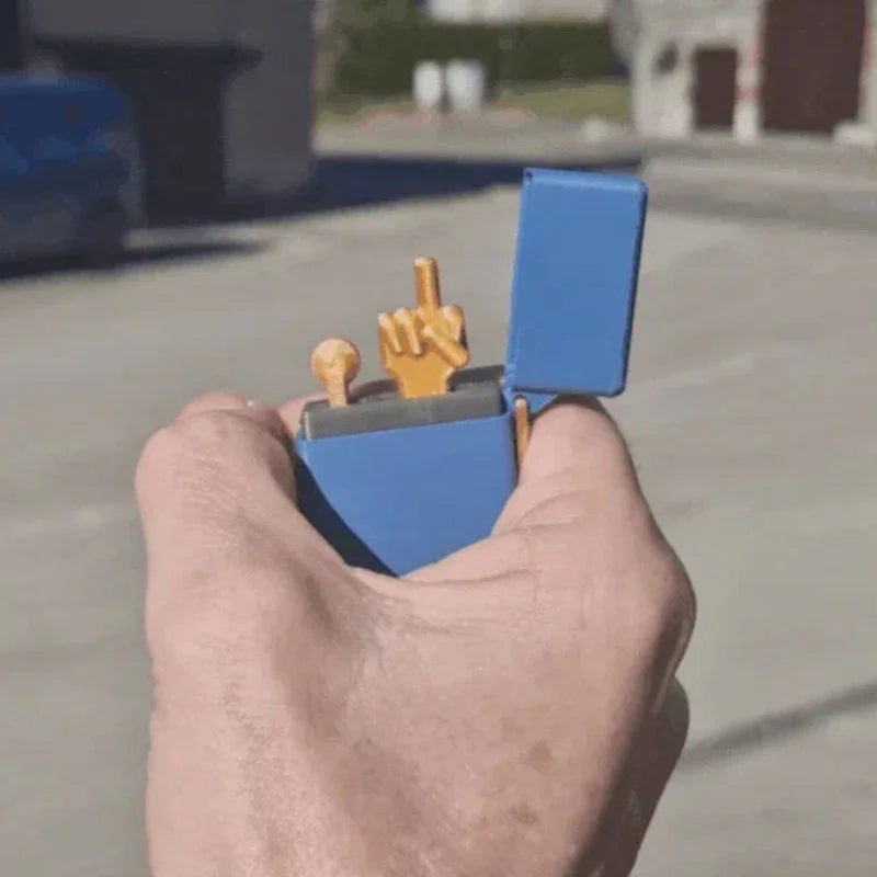 🔥 “Middle-Finger Prank Lighter” – Hilarious Trick Gadget 🔥
