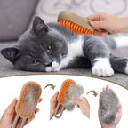 🐾 Steam Pet Grooming Brush 3-in-1 – Electric Vapor Cleaning & Massage Comb 🐾