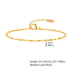 ✨ Elegant Minimalist Gold Bracelet – Women’s Delicate Jewelry ✨