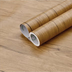 🪵✨ Wood-Grain PVC Waterproof Adhesive Wallpaper – Multiple Sizes & Colors