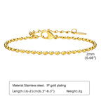 ✨ Elegant Minimalist Gold Bracelet – Women’s Delicate Jewelry ✨
