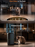 🌟 Smart Auto Cat Feeder with HD Camera 📸🐾 | 2L & 4L Wi-Fi Versions