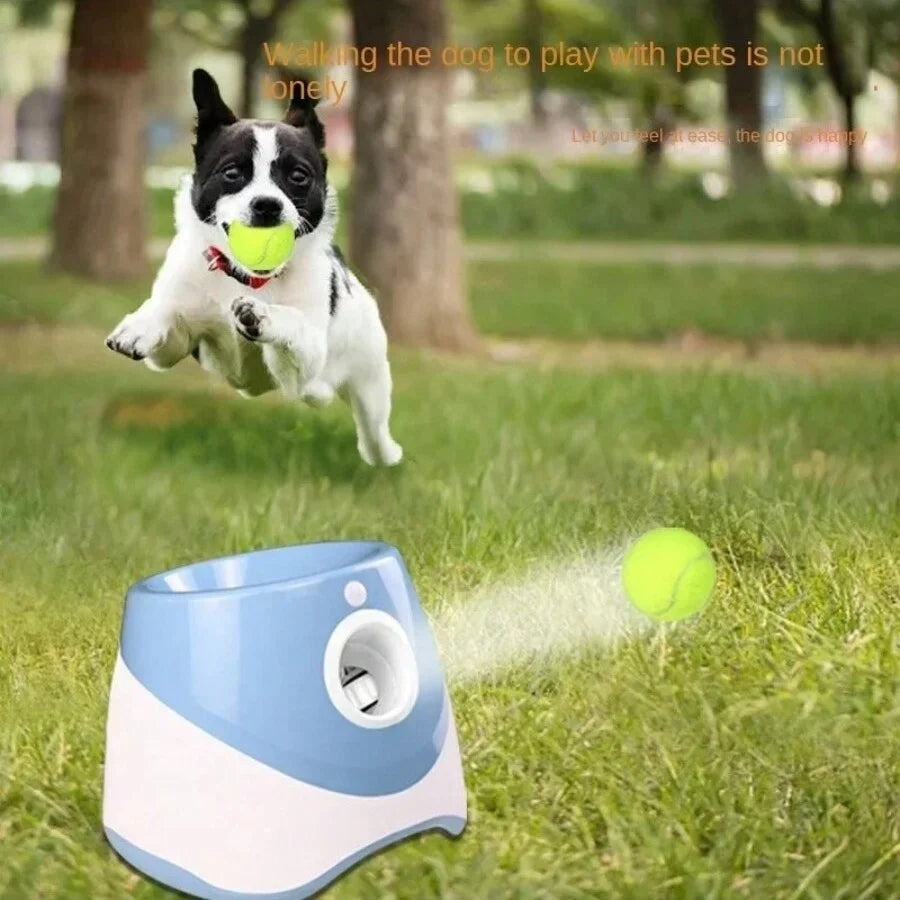 🎾 Automatic Dog Tennis Ball Launcher – Fun Fetch Training Machine