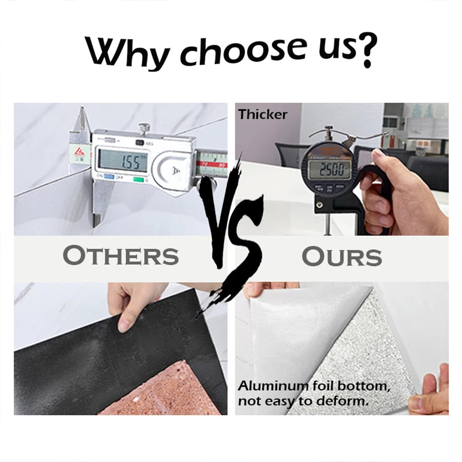 🧱✨ Marble Waterproof PVC Wall Panels (30×60cm) – 10/20 Pcs Set